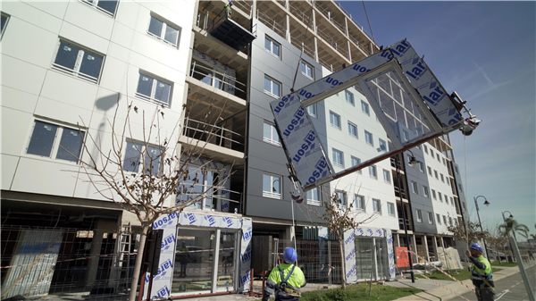 Fachadas Industrializadas y su impacto en edificios de viviendas colectivas
