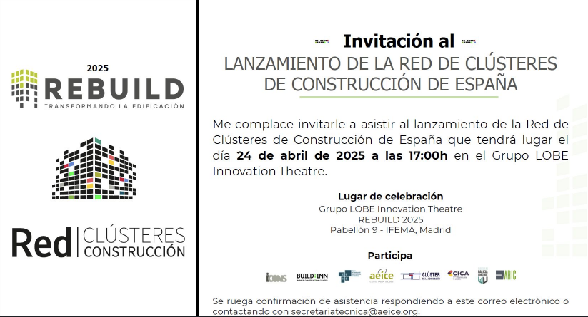 Lanzamiento de Red de Clústeres de la Construcción